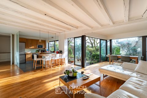 Maison d&rsquo;architecte et son jardin exposé sud au coeur de Malakoff