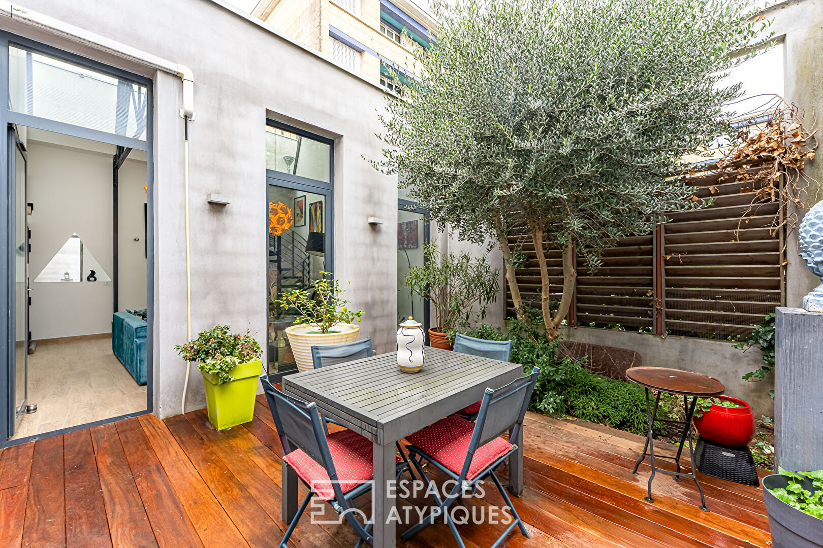 Loft familial et son patio à ciel ouvert aux portes de Clamart