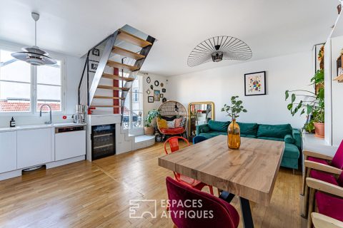 Duplex rénové place de l&rsquo;Eglise à Rueil-Malmaison