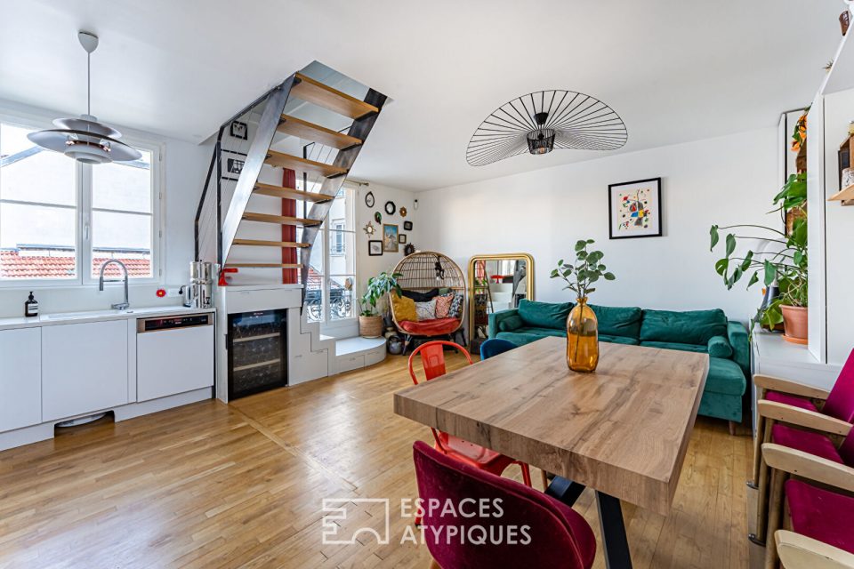 Duplex rénové place de l'Eglise à Rueil-Malmaison