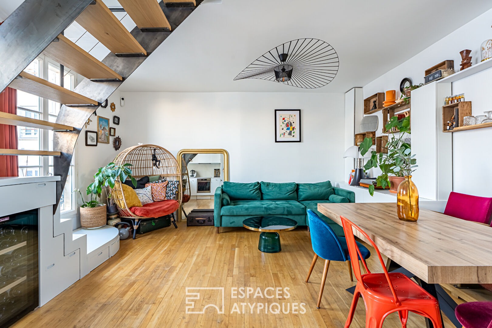 Duplex rénové place de l&rsquo;Eglise à Rueil-Malmaison