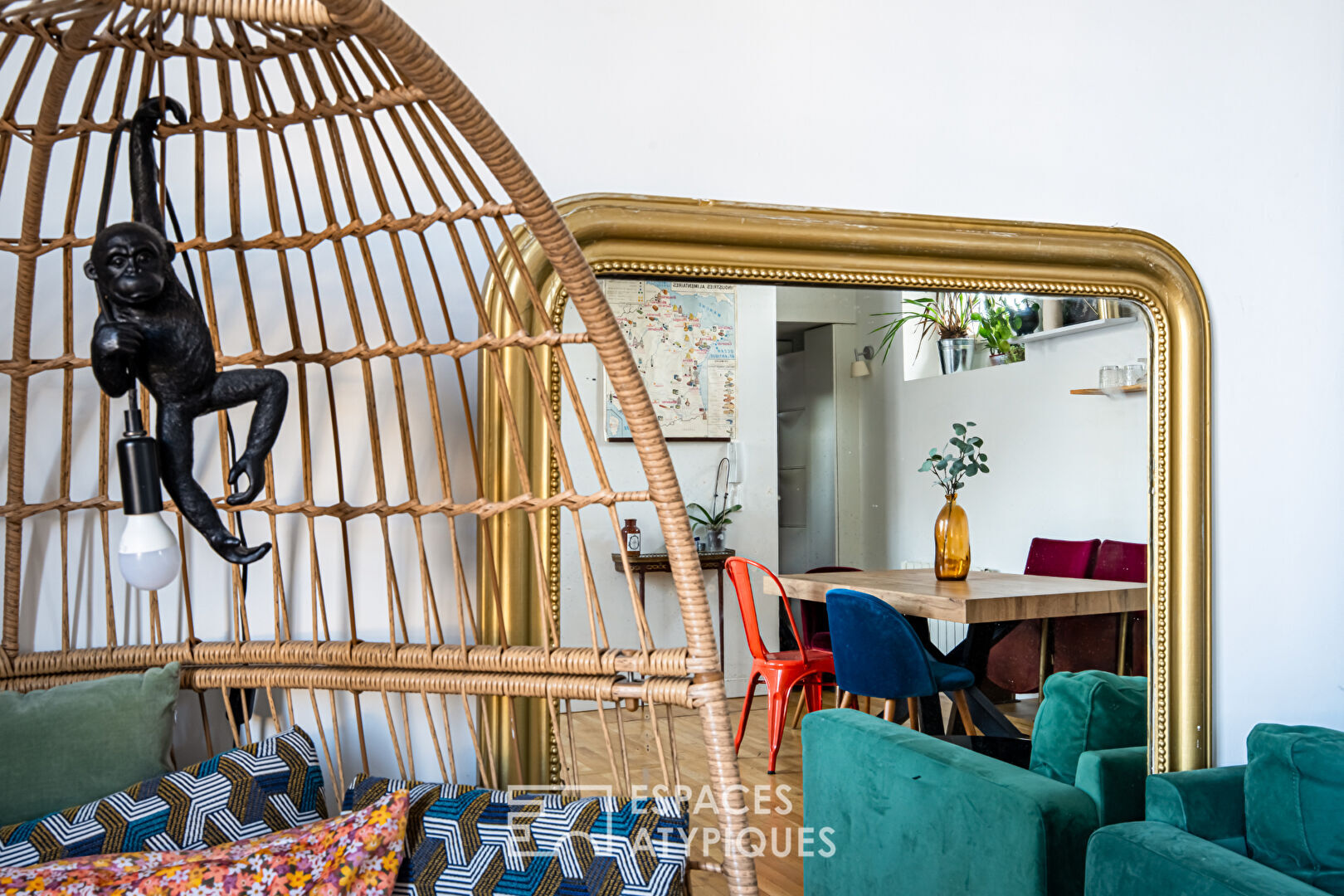 Duplex rénové place de l&rsquo;Eglise à Rueil-Malmaison