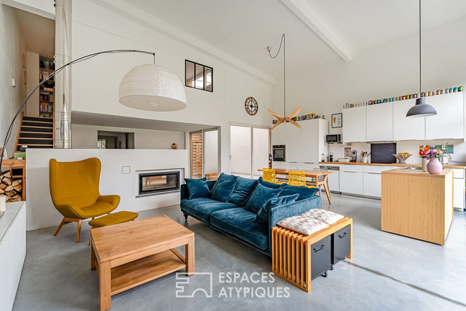 Loft avec jardin en coeur de ville