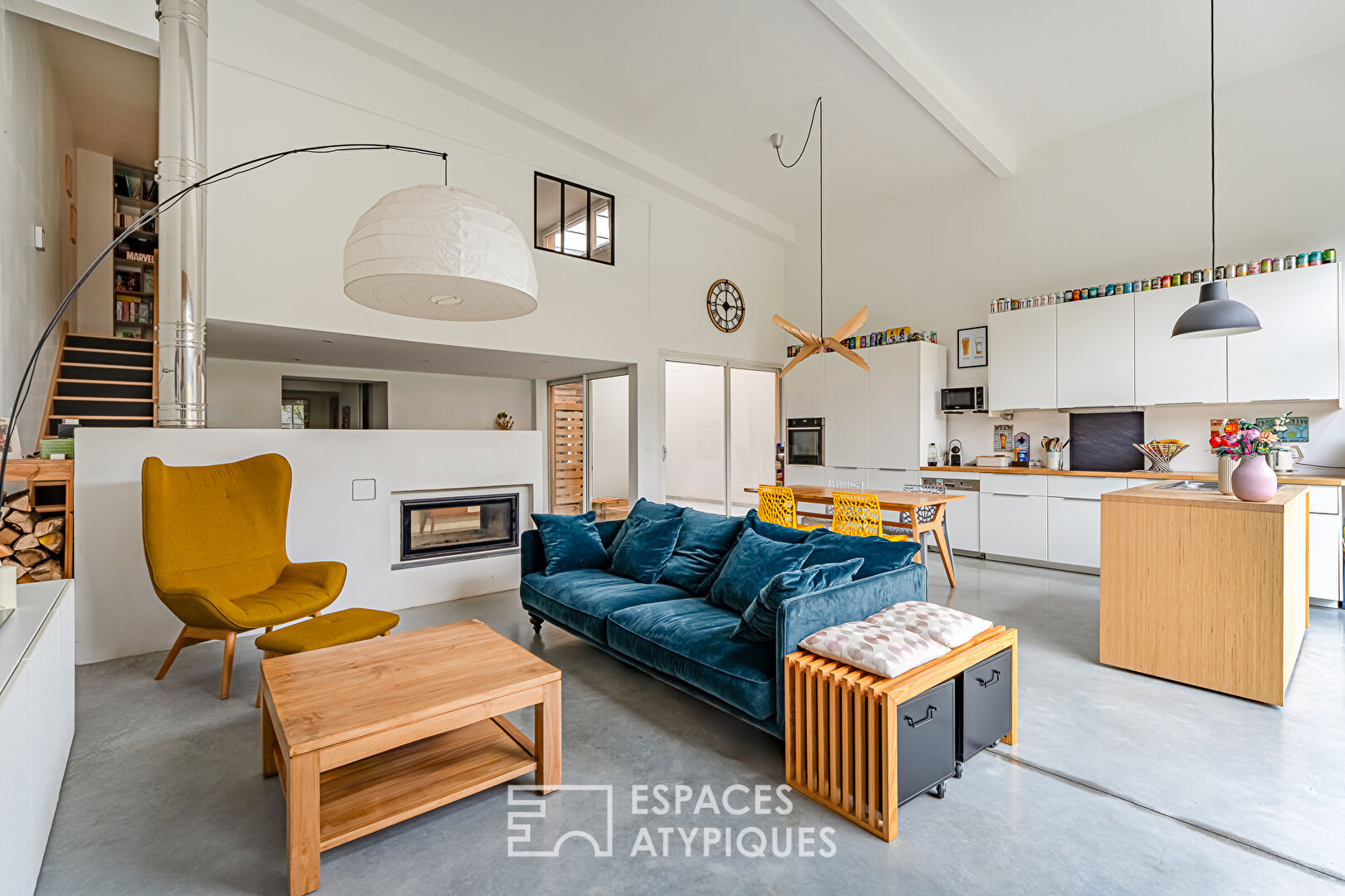 Loft avec jardin en coeur de ville