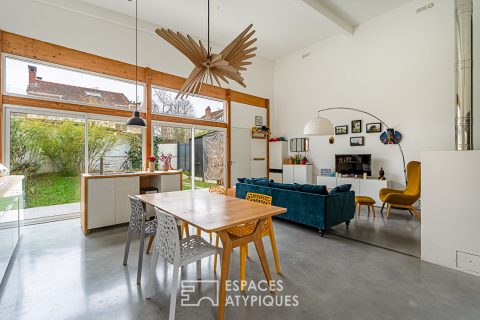 Loft avec jardin en coeur de ville