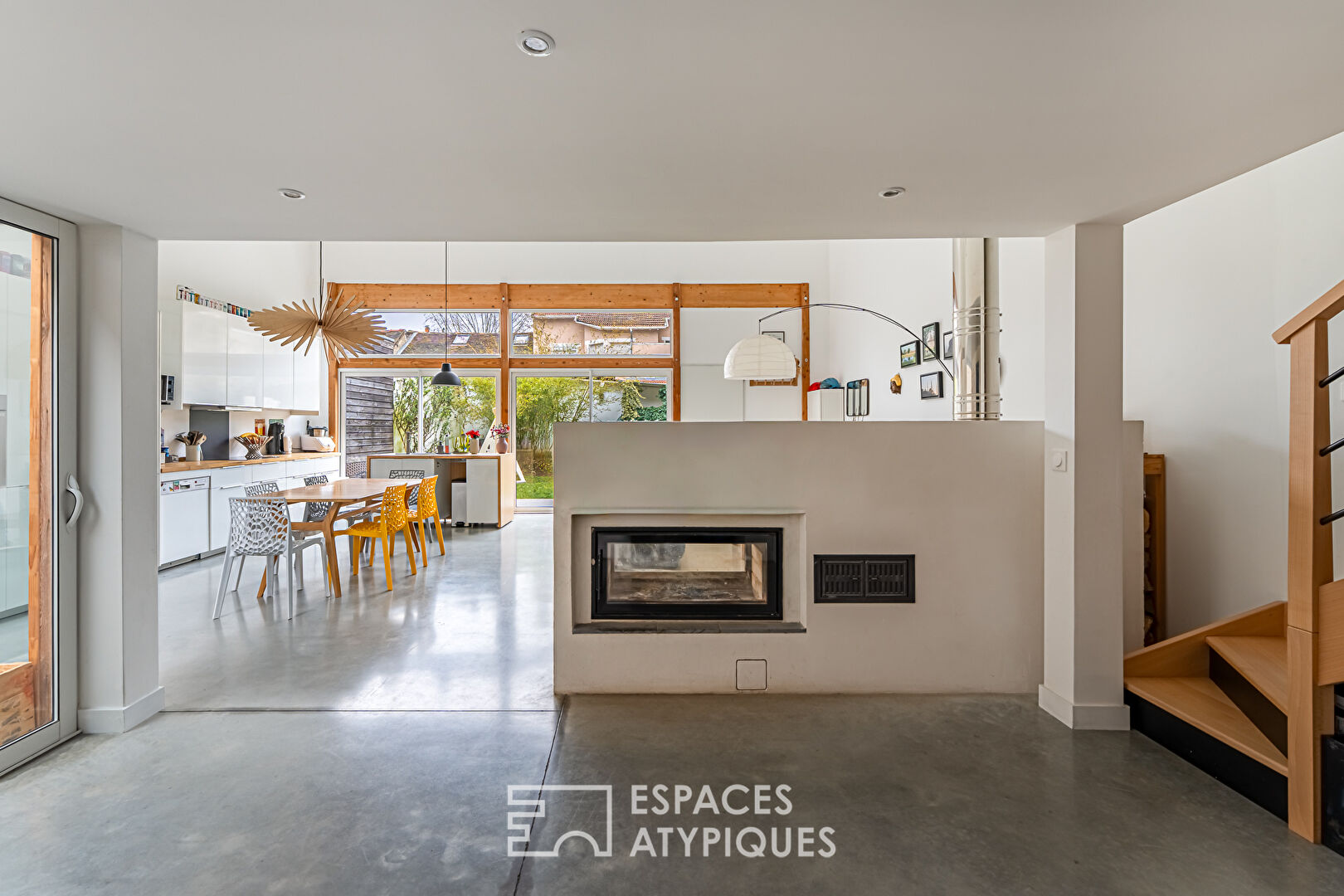 Loft avec jardin en coeur de ville