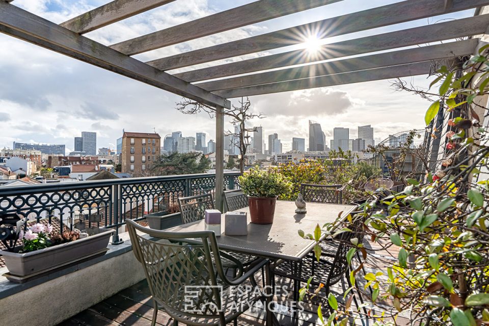 Appartement familial avec terrasse et vue dégagée dans le Triangle d'Or