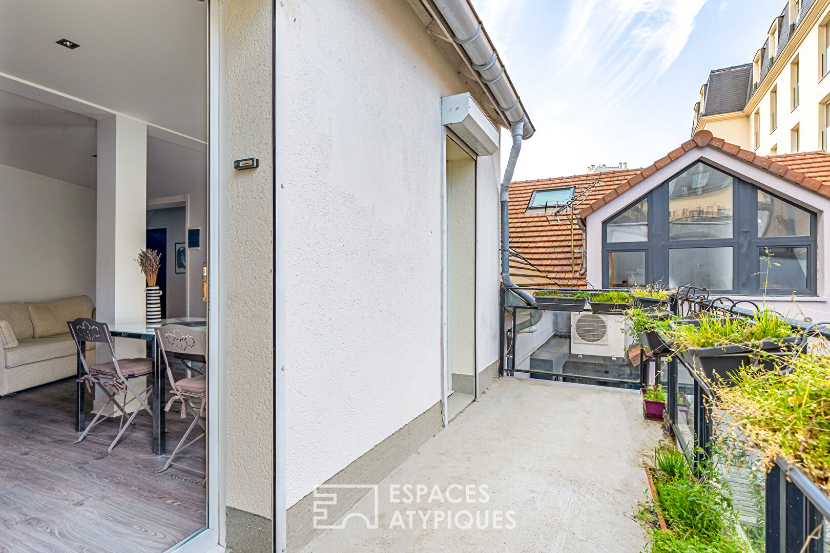 Duplex avec studio/atelier indépendant dans le centre-ville de Sèvres