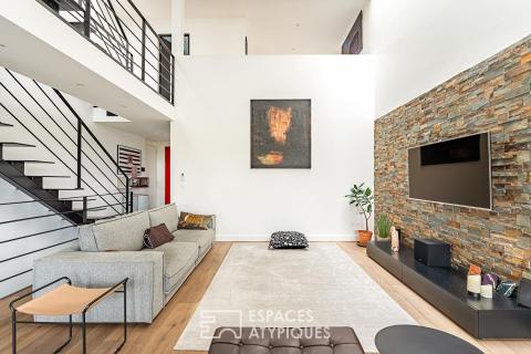 Maison d&rsquo;architecte avec jardin et rooftop vue Tour Eiffel à Clamart