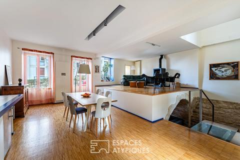 Ancienne bâtisse rénovée par un architecte dans le centre historique de Rueil-Malmaison