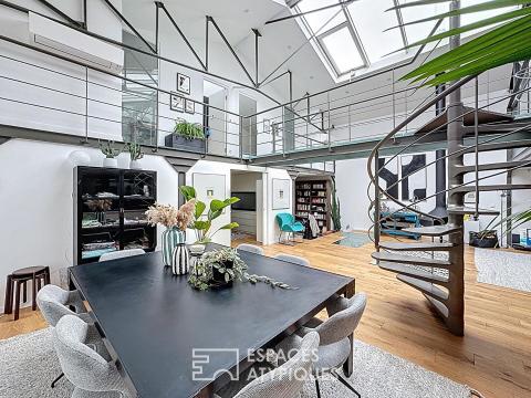 Loft familial et atelier à usage mixte avec appartement indépendant