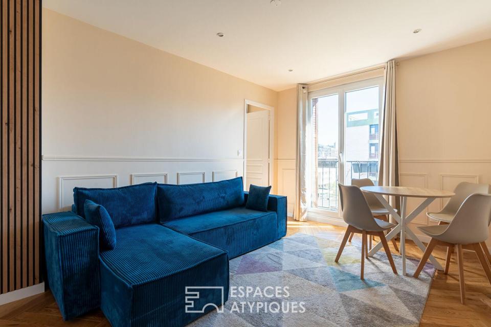 SILLY-GALLIÉNI VUE PANORAMIQUE SUR LA COULÉE VERTE EN ÉTAGE ÉLEVÉ