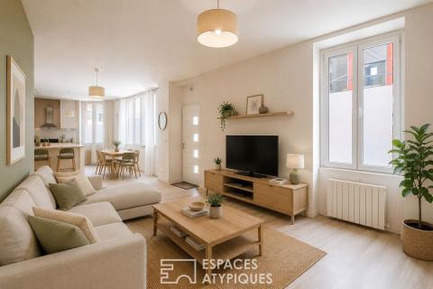 Duplex inversé au potentiel unique à Malakoff
