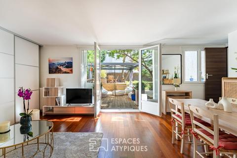 Appartement avec Terrasse et Jardin à Bécon Village