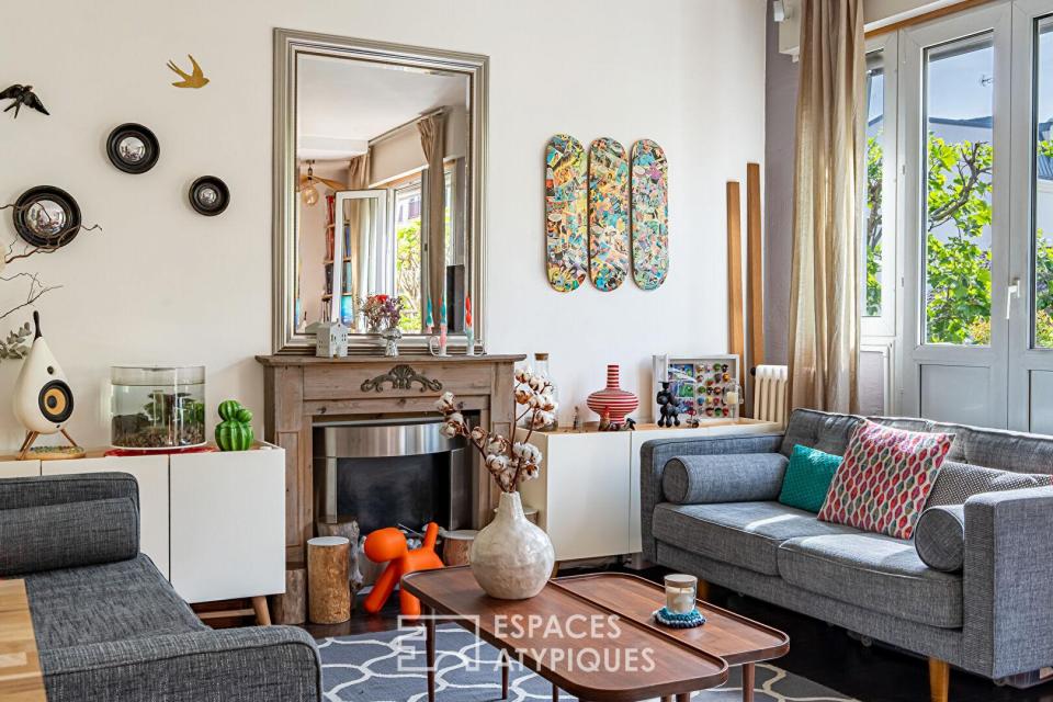 Duplex au charme mansardé au coeur du quartier des Vallées