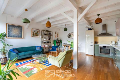 Maison d&rsquo;architecte en bois d&rsquo;Inspiration californienne au coeur de la Petite Garenne
