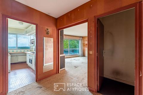 Appartement à réinventer avec vue dégagée et grand balcon filant