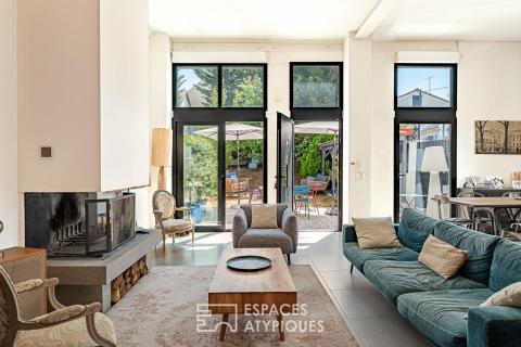 Maison-loft avec terrasse et jardin