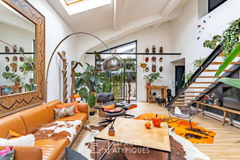 Loft en triplex avec terrasse et courette