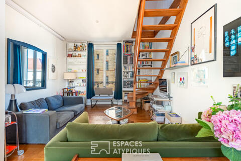 Esprit maison pour ce duplex en dernier étage d&rsquo;une maison de 1870