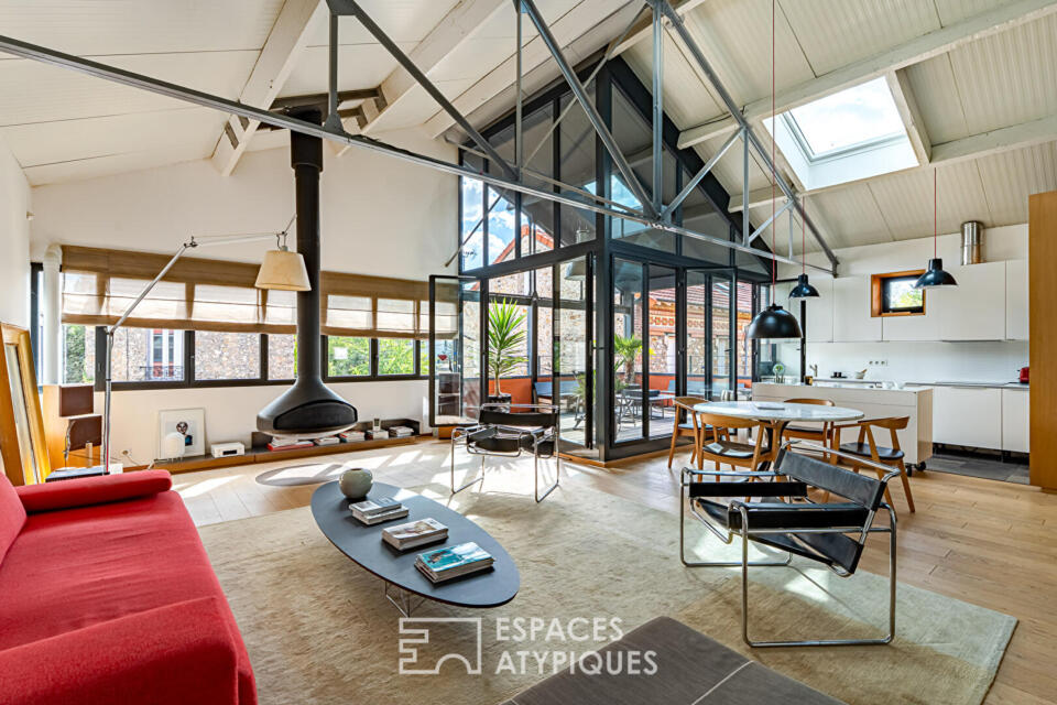 Loft esprit maison quartier gare à Clamart