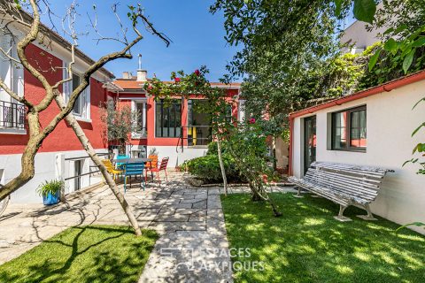 Maison rénovée avec jardin et dépendance