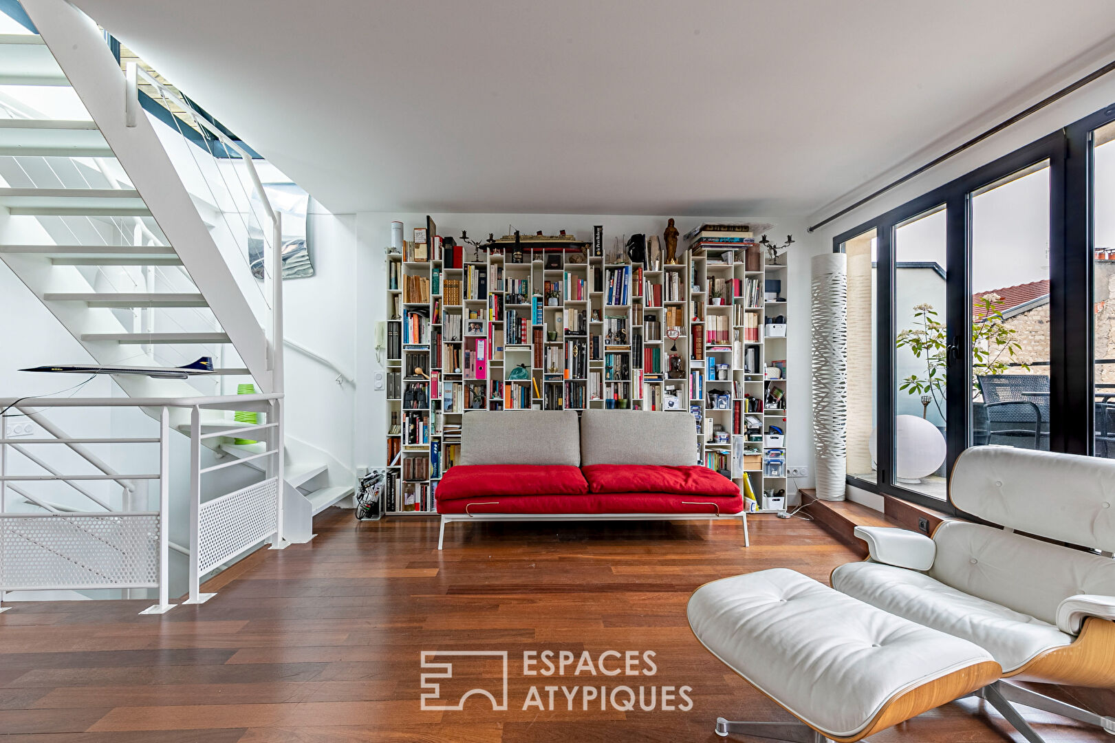 Rooftop duplex.