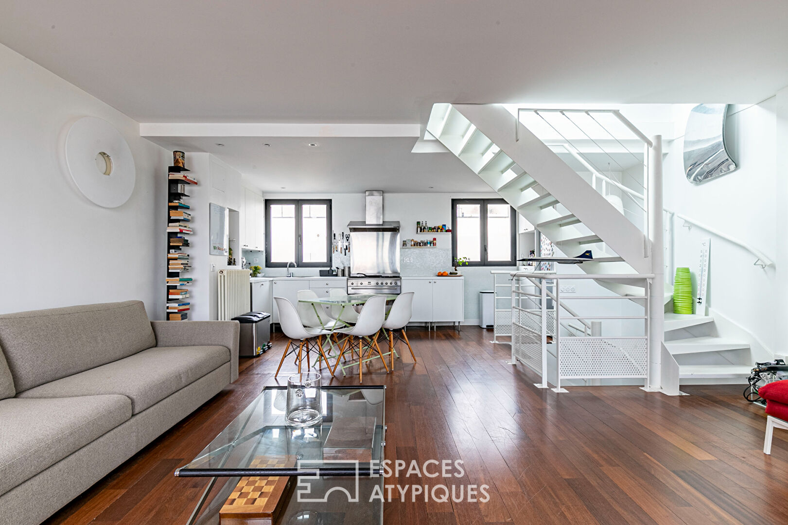 Rooftop duplex.