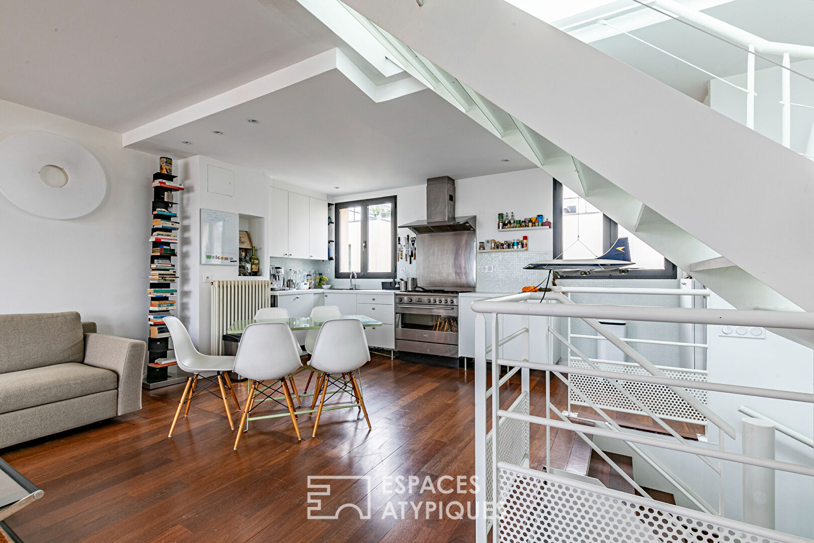 Rooftop duplex.