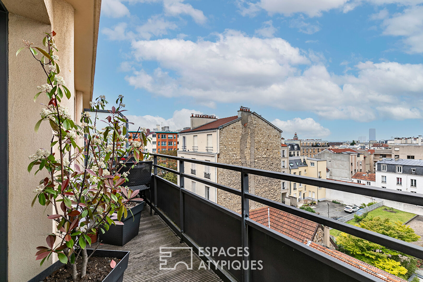 Duplex avec toit terrasse