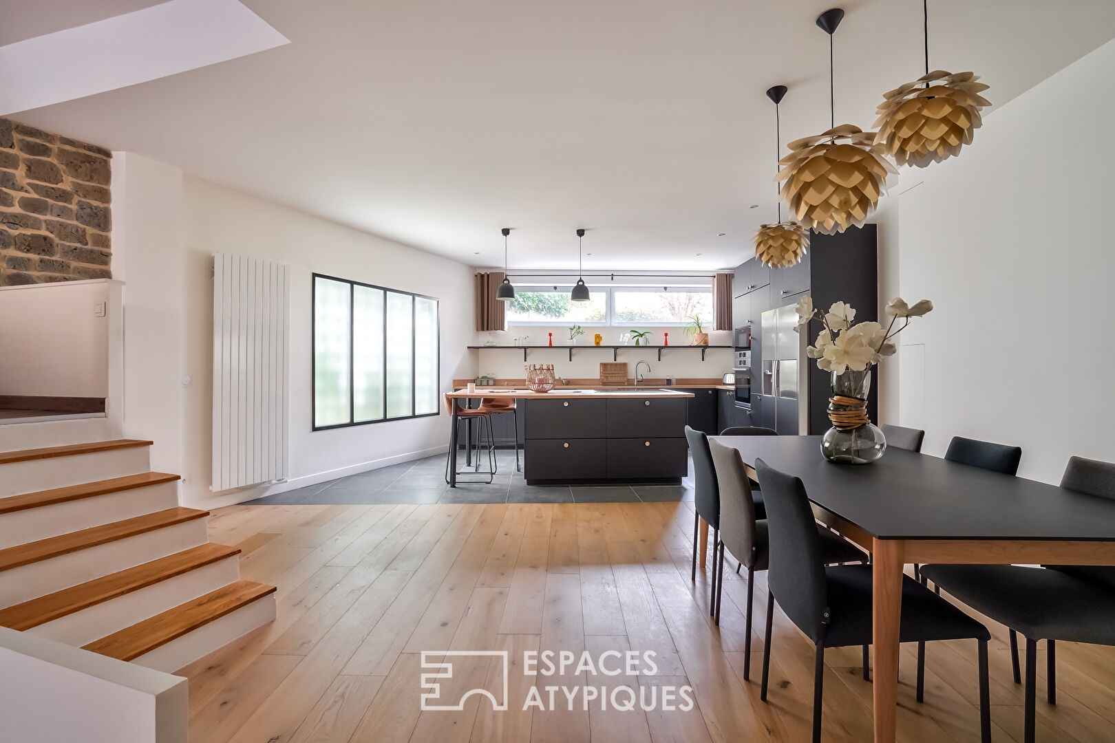 Renovated loft in an old garage