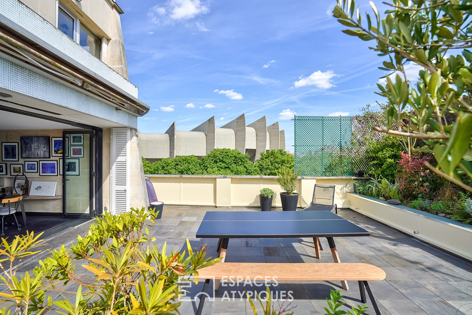 Duplex avec terrasse signé par l’architecte Henri Pottier au coeur du quartier des Princes