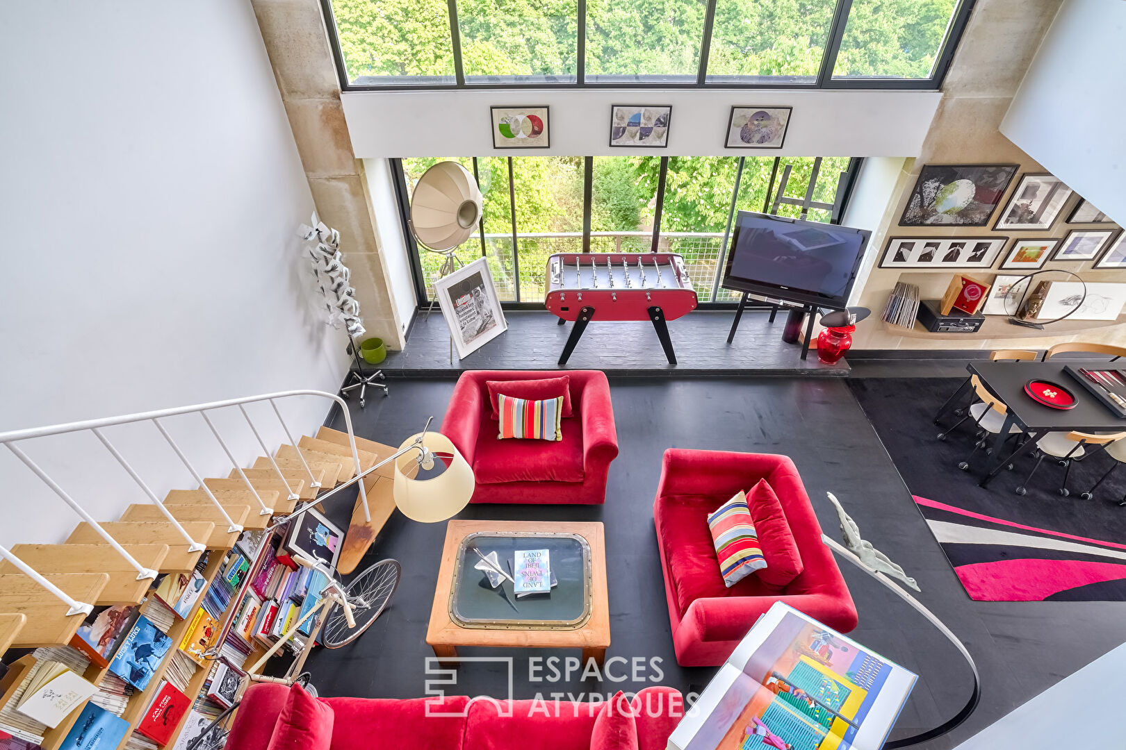 Duplex avec terrasse signé par l’architecte Henri Pottier au coeur du quartier des Princes