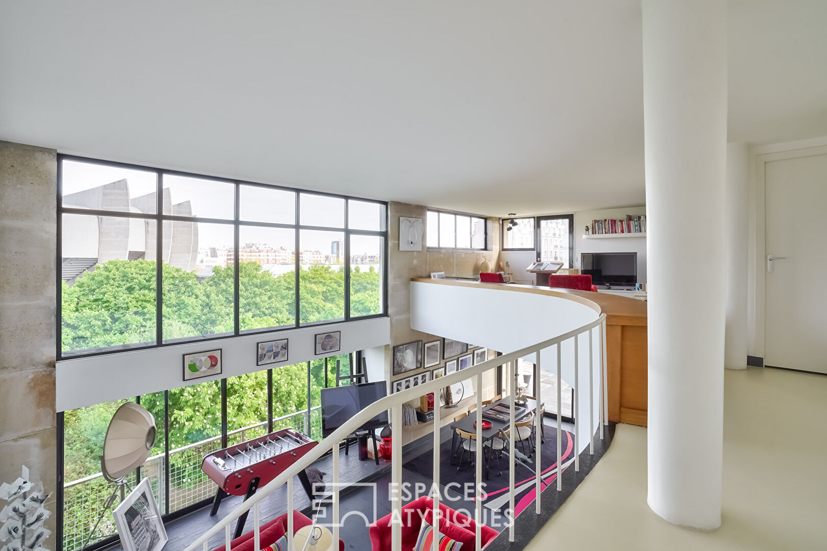 Duplex avec terrasse signé par l’architecte Henri Pottier au coeur du quartier des Princes