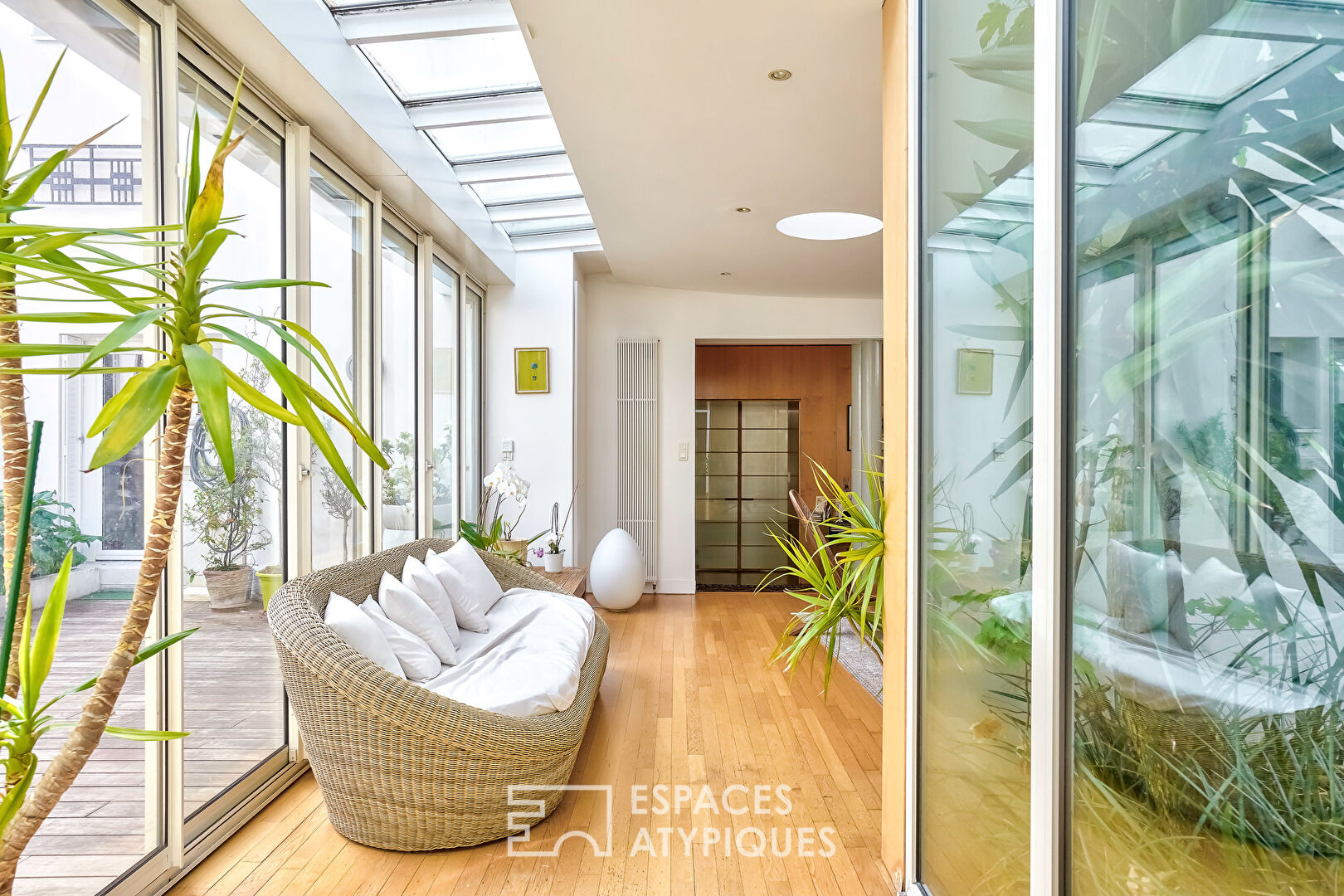 Duplex “like a house” close to Marcel Sembat