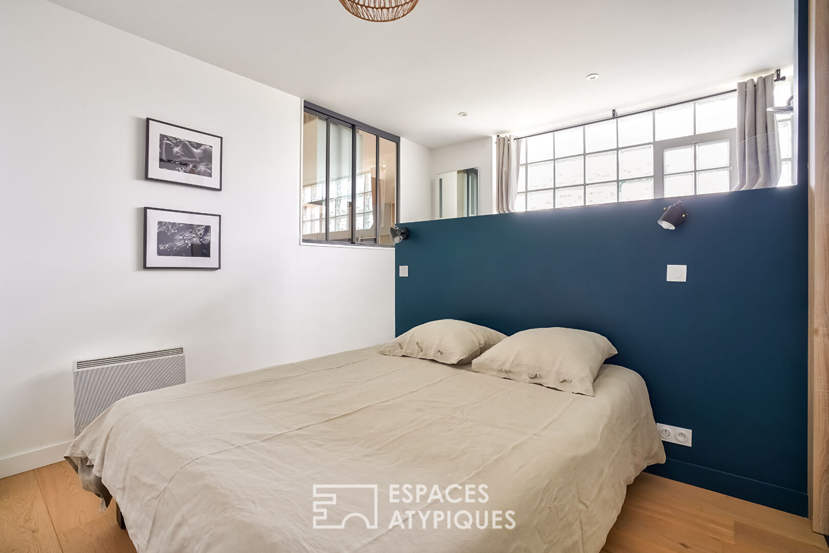 Appartement contemporain avec jardin partagé