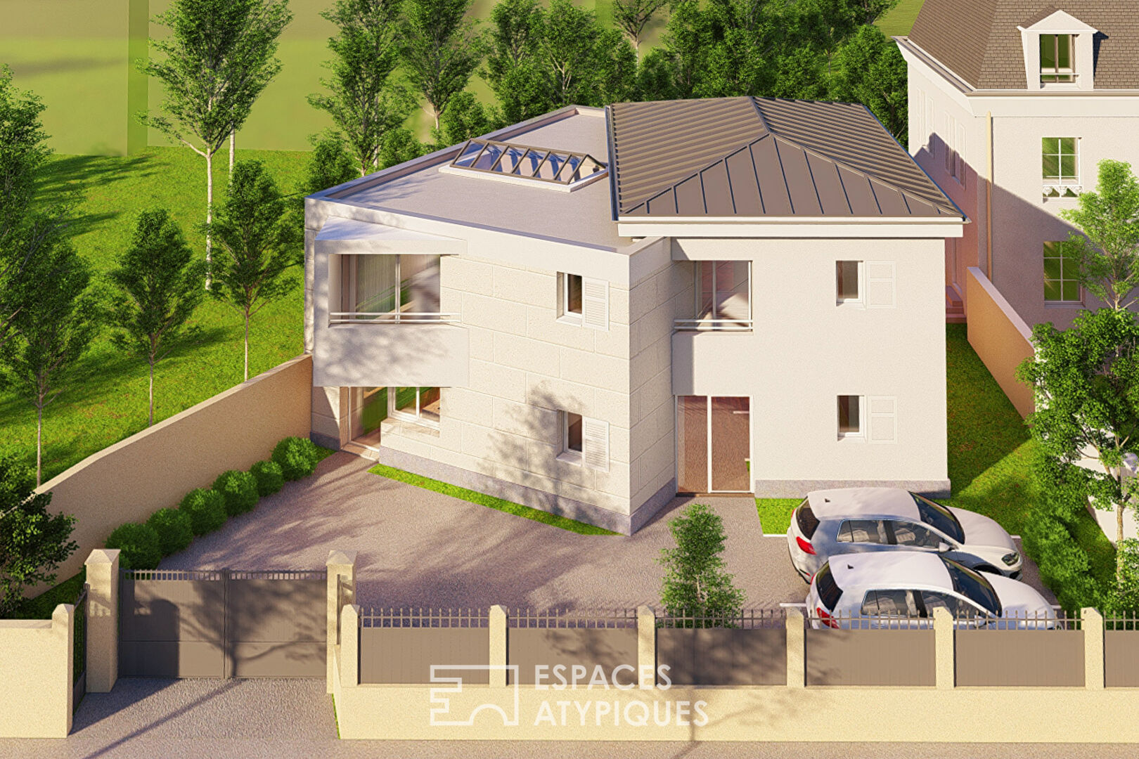 Terrain avec projet de construction à deux pas du Parc de Sceaux