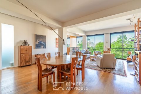 Appartement Loft contemporain avec jardin partagé