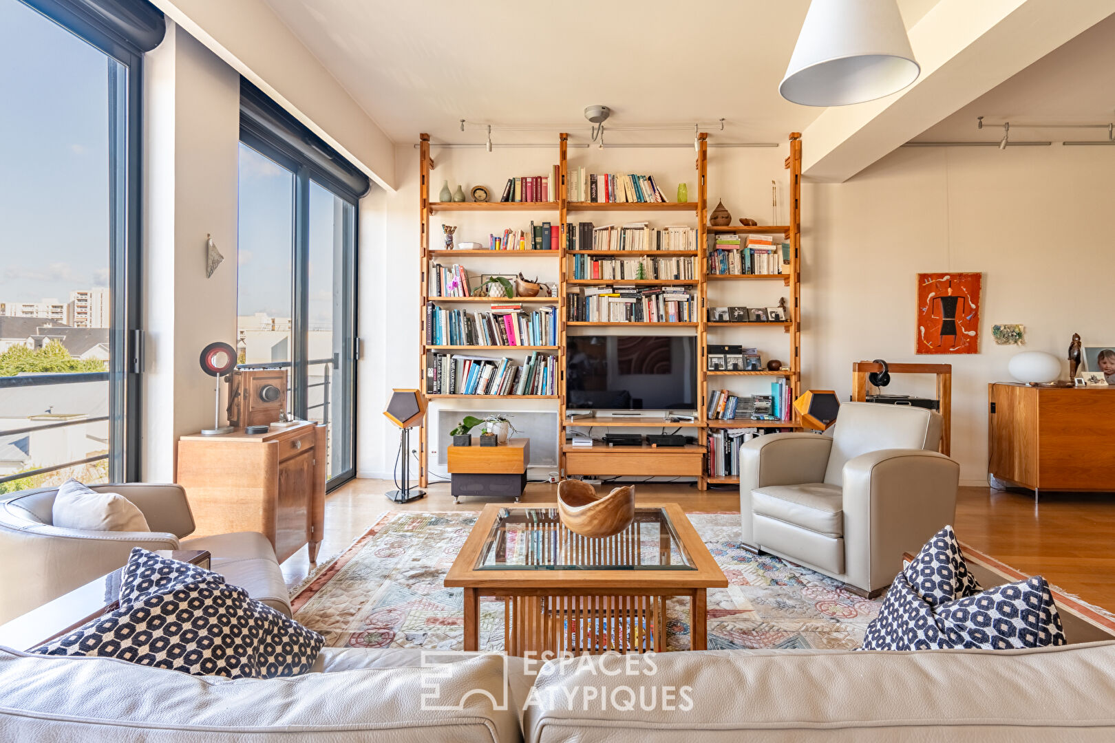 Appartement Loft contemporain avec jardin partagé