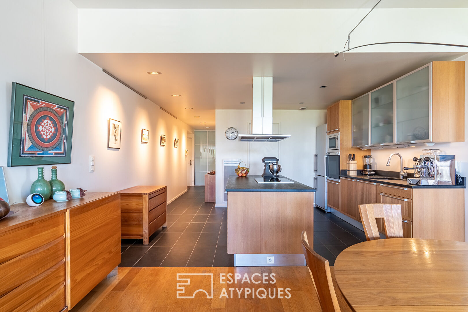 Appartement Loft contemporain avec jardin partagé