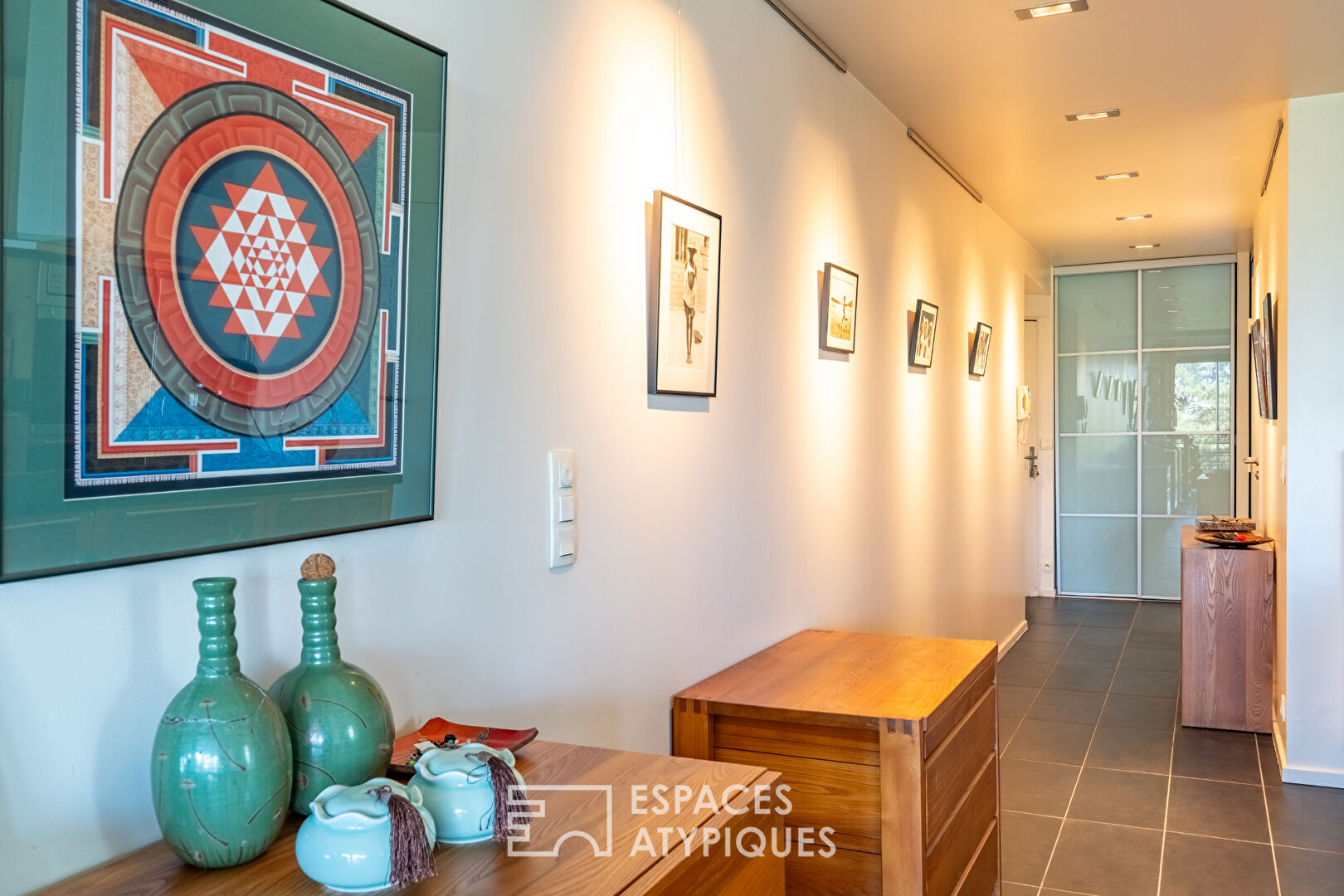 Appartement Loft contemporain avec jardin partagé