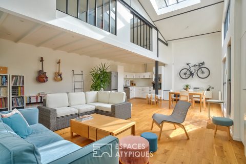 Loft avec terrasse à la gare de Courbevoie