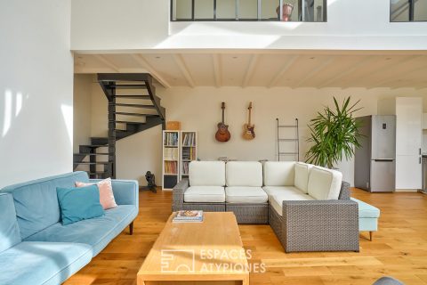 Loft avec terrasse à la gare de Courbevoie