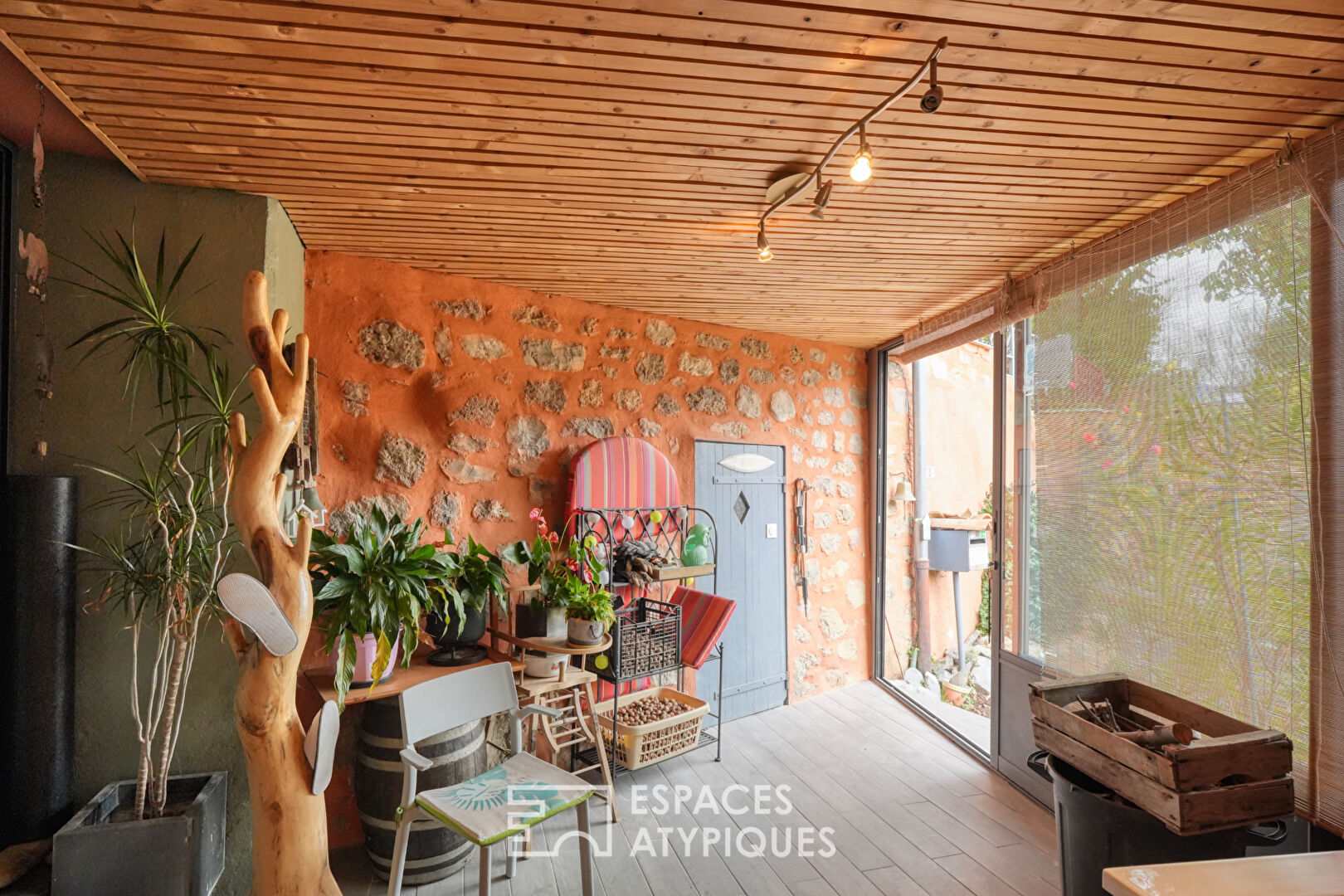 Village house with panoramic view and garden