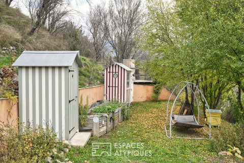Village house with panoramic view and garden