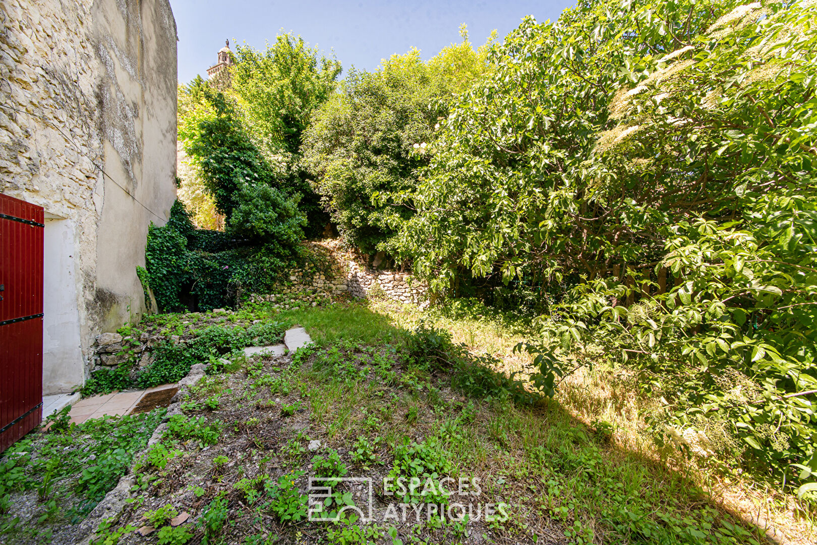 Stone village house – private garden and roof terrace
