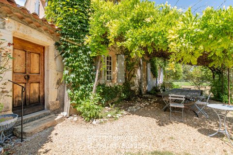 Charming property with gîte, 8600 sqm wooded park and swimming pool