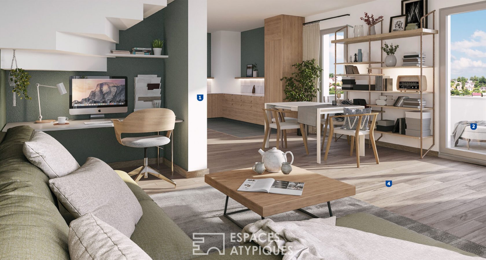 High-end VEFA Apartment – Terrace