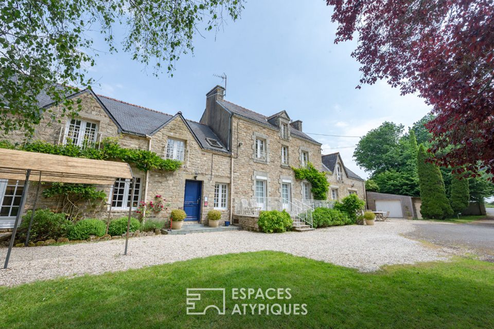 Maison de campagne, son Moulin et son étang à 15mn de Vannes