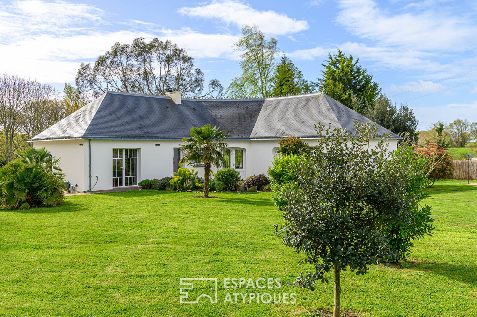 Élegante maison de plain pied entre Vilaine et bord de mer